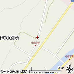 鳥取県鳥取市鹿野町小別所106周辺の地図