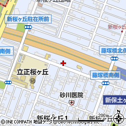 横浜農協新桜ケ丘支店周辺の地図