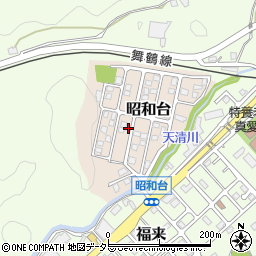 京都府舞鶴市昭和台周辺の地図
