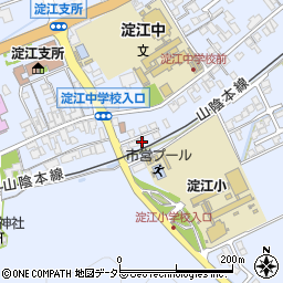 鳥取県米子市淀江町西原321-14周辺の地図