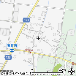 千葉県長生郡白子町五井736-14周辺の地図