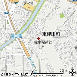 島根県松江市東津田町1929周辺の地図