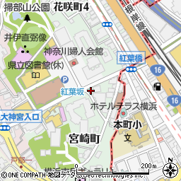 神奈川県横浜市西区宮崎町55周辺の地図