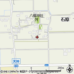 岐阜県本巣市石原170周辺の地図