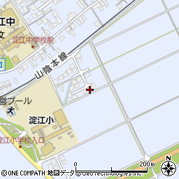 鳥取県米子市淀江町西原185-5周辺の地図