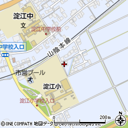 鳥取県米子市淀江町西原257-8周辺の地図