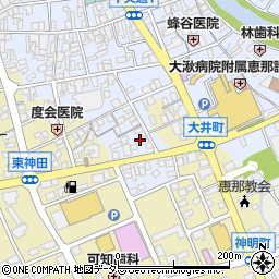 佐伯新聞店周辺の地図