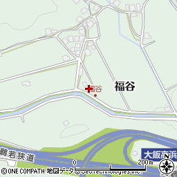 福井県大飯郡おおい町福谷周辺の地図
