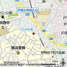 神奈川県横浜市西区西戸部町2丁目167周辺の地図