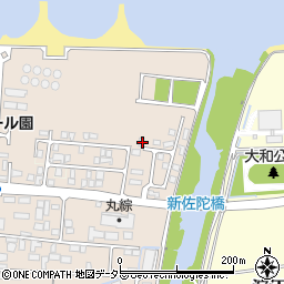 鳥取県米子市淀江町佐陀1320-3周辺の地図