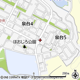 泉台東周辺の地図