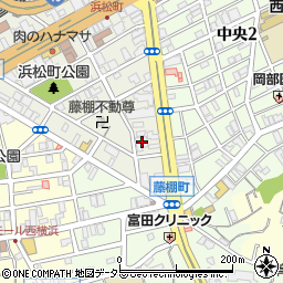 神奈川県横浜市西区浜松町2-5周辺の地図