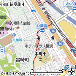 神奈川県横浜市西区宮崎町96周辺の地図