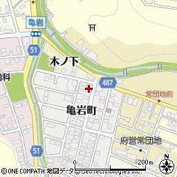 京都府舞鶴市亀岩町67周辺の地図