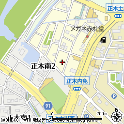 岐阜県岐阜市正木西町2周辺の地図