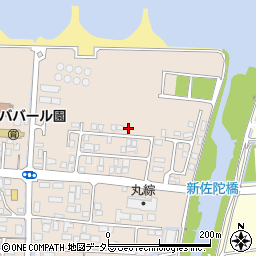 鳥取県米子市淀江町佐陀1320-2周辺の地図