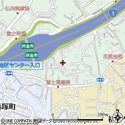 神奈川県横浜市保土ケ谷区仏向町1325-54周辺の地図