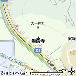 鳥取県鳥取市海蔵寺周辺の地図
