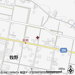 岐阜県美濃加茂市牧野2507周辺の地図