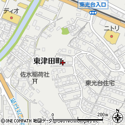 島根県松江市東津田町2168-275周辺の地図