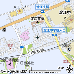 鳥取県米子市淀江町西原691周辺の地図