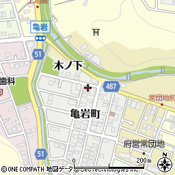 京都府舞鶴市亀岩町66周辺の地図
