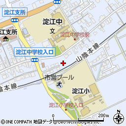 鳥取県米子市淀江町西原321-16周辺の地図