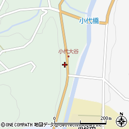 兵庫県美方郡香美町小代区大谷335周辺の地図