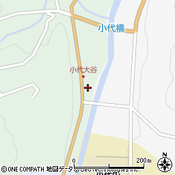 兵庫県美方郡香美町小代区大谷15周辺の地図