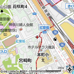 神奈川県横浜市西区宮崎町40周辺の地図