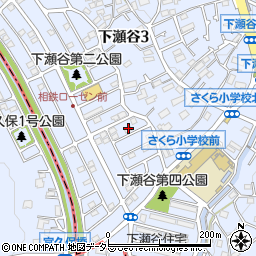 神奈川県横浜市瀬谷区下瀬谷3丁目50周辺の地図