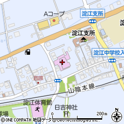 米子市淀江文化センター　さなめホール周辺の地図
