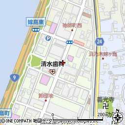 島根県松江市嫁島町周辺の地図