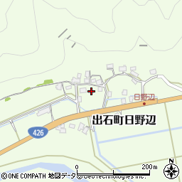 兵庫県豊岡市出石町日野辺474周辺の地図