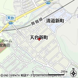 京都府舞鶴市天台新町周辺の地図