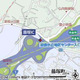 藤塚ＩＣ周辺の地図