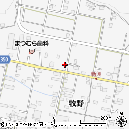 岐阜県美濃加茂市牧野2551周辺の地図