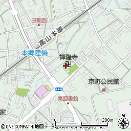 禅隆寺周辺の地図