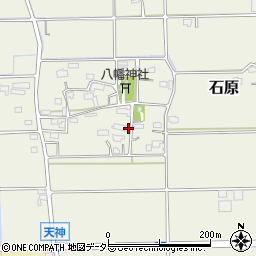 岐阜県本巣市石原172周辺の地図