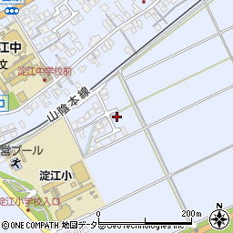 鳥取県米子市淀江町西原185-1周辺の地図