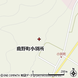 鳥取県鳥取市鹿野町小別所213周辺の地図