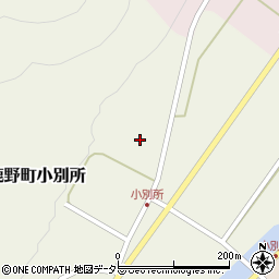 鳥取県鳥取市鹿野町小別所103-1周辺の地図