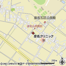 彦名公民館周辺の地図