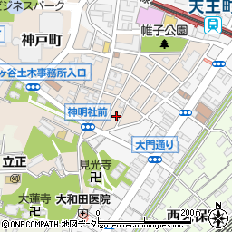 神奈川県横浜市保土ケ谷区神戸町14-4周辺の地図