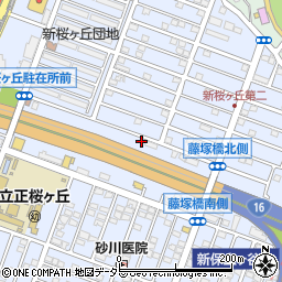 ＧＲＡＮＤＹパーク新桜ケ丘駐車場周辺の地図
