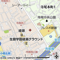 神奈川県綾瀬市寺尾西2丁目11周辺の地図