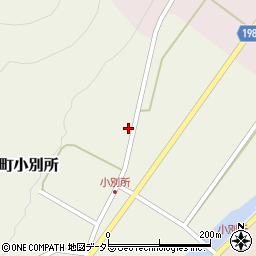 鳥取県鳥取市鹿野町小別所95周辺の地図