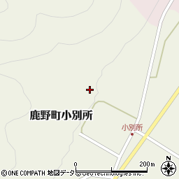 鳥取県鳥取市鹿野町小別所212周辺の地図