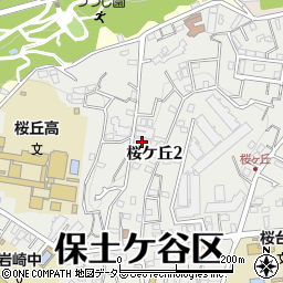 ヴィラコート桜ケ丘周辺の地図