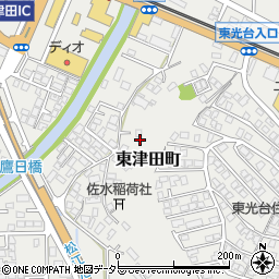 島根県松江市東津田町1921周辺の地図